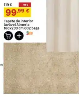 Leroy Merlin Tapete De Interior Lavável Almeria 002 Bege promoção