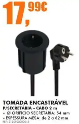 Armazéns Reis Tomada encastrável p/secretária promoção