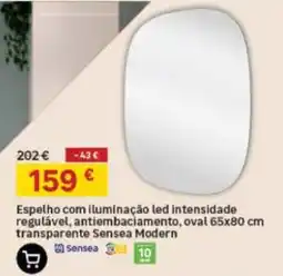 Leroy Merlin Espelho transparente sensea modern promoção