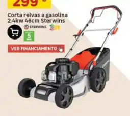 Leroy Merlin Corta relvas a gasolina 2.4kw 46cm sterwins promoção