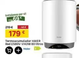 Leroy Merlin Termoacumulador haier red es80v-vh3w 80 litros promoção