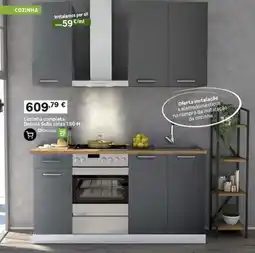Leroy Merlin Cozinha Completa Delinia Sofia Cinza promoção