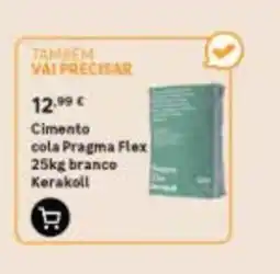 Leroy Merlin Cimento Cola Pragma Flex Branco Kerakoll promoção