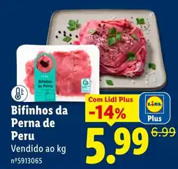 Lidl Bifinhos da Perna de Peru promoção