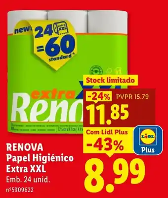 Renova papel higiénico extra xxl