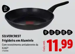 Lidl silvercrest frigideira em alumínio promoção