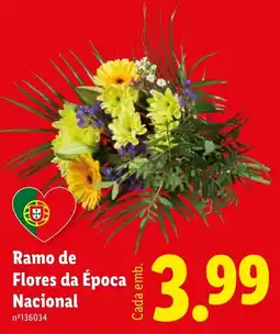 Lidl Ramo de Flores da Época Nacional promoção