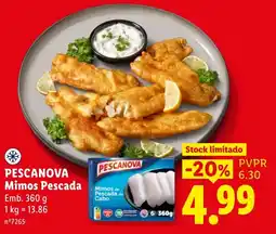 Lidl Pescanova Mimos Pescada promoção