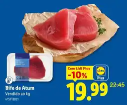 Lidl Bife de Atum promoção
