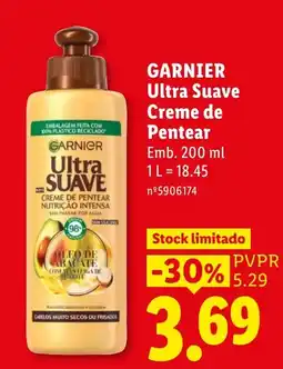 Lidl garnier ultra suave creme de pentear promoção