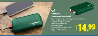 Parkside powerbank 20000 mAh