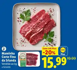 Lidl Maminha corte fino da irlanda promoção