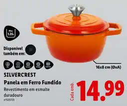 Lidl Silvercrest panela em ferro fundido promoção