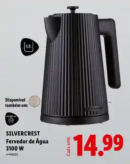 Lidl silvercrest fervedor de água promoção