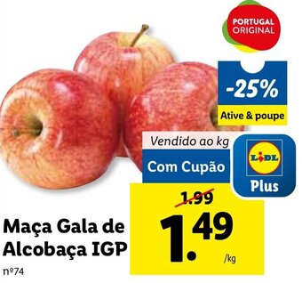 Lidl Maçã Gala de Alcobaça IGP promoção