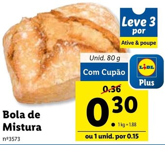 Lidl Bola de Mistura 80g promoção