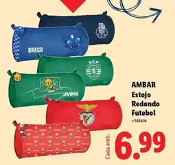 Lidl AMBAR Estojo Redondo Futebol promoção