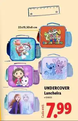 Lidl UNDERCOVER Lancheira promoção