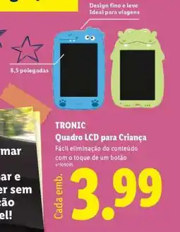 Lidl TRONIC Quadro LCD para Criança promoção