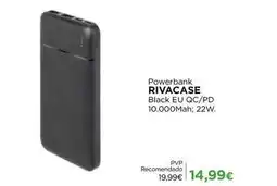 El Corte Inglés Rivacase - powerbank black eu qc/pd 10,000mah:22w promoção