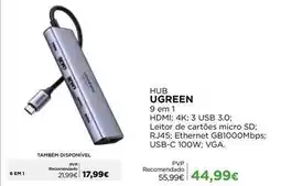 El Corte Inglés Ugreen - hub promoção