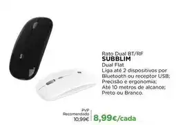 El Corte Inglés Subblim - rato dual bt/rf promoção