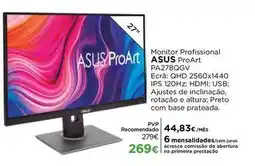 El Corte Inglés Asus - monitor profissional proart pa278qgv promoção