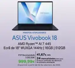 El Corte Inglés asus vivobook 18 promoção