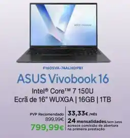 El Corte Inglés asus vivobook 16 promoção