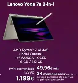 El Corte Inglés Lenovo Yoga 7a 2-in-1 promoção