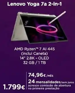 El Corte Inglés AMD Ryzen 7a 2-in-1 promoção