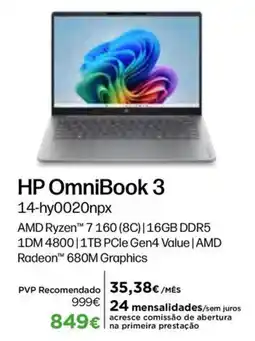 El Corte Inglés hp omnibook 3 promoção