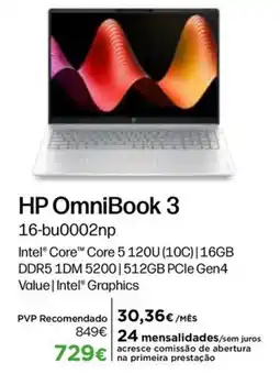El Corte Inglés hp omnibook 3 promoção