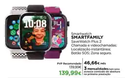 El Corte Inglés smartwatch smartfamily savewatch plus 2 promoção