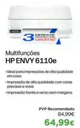 El Corte Inglés Multifunções hp envy 6110e promoção