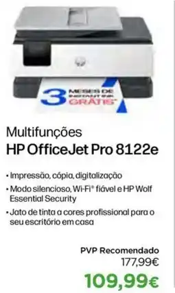 El Corte Inglés Multifunções HP Officejet Pro 8122e promoção