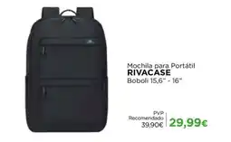 El Corte Inglés Mochila para portátil rivacase boboli 15,6" - 16" promoção