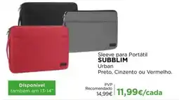 El Corte Inglés Sleeve para Portátil Subblim Urban promoção
