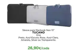 El Corte Inglés Sleeve para Macbook Neo 13" tucano one promoção