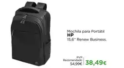 El Corte Inglés Mochila para portátil hp 15,6" renew business. promoção