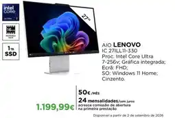 El Corte Inglés Aio lenovo promoção