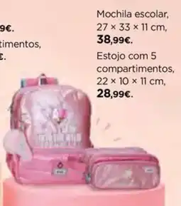 El Corte Inglés Mochila escolar promoção