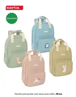 El Corte Inglés Mochila pré-escolar com duas alças Safta promoção