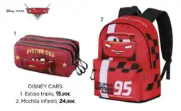 El Corte Inglés Disney cars estojo triplo promoção