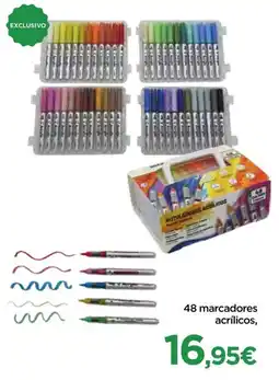 El Corte Inglés Rotuladores acrílicos promoção