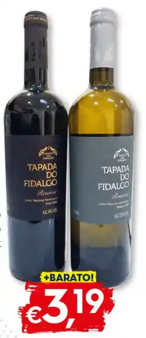 Bolama Vinho Maduro Tapada do Fidalgo Reserva Branco Tinto 0,75lt promoção