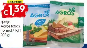 Bolama Queijo Agroz Fatias Normal/Light 200g promoção