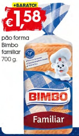 Bolama Pão Forma Bimbo Familiar 700g promoção