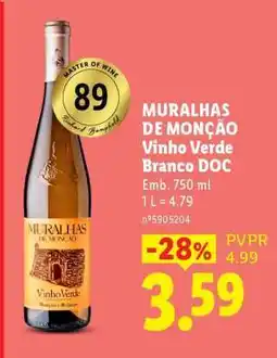 Lidl MURALHAS DE MONÇÃO promoção