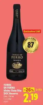 Lidl TORRE DE FERRO promoção